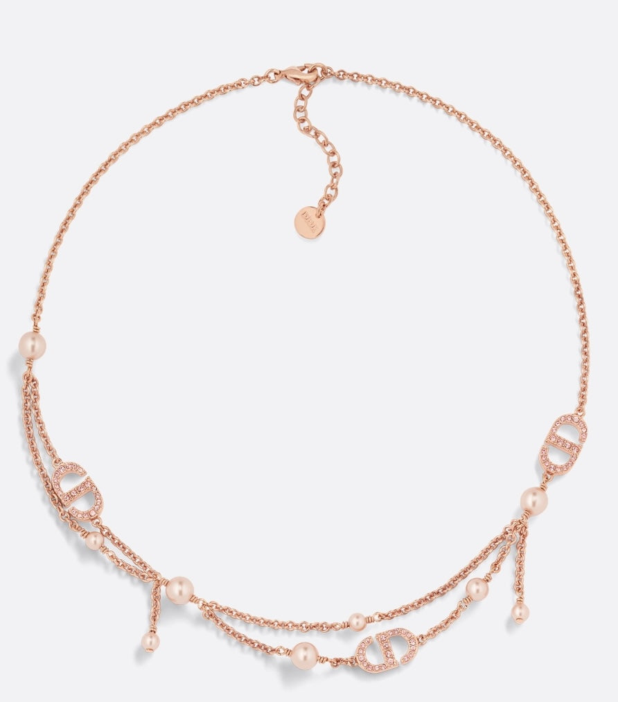 Dior Petit CD Necklace Pink