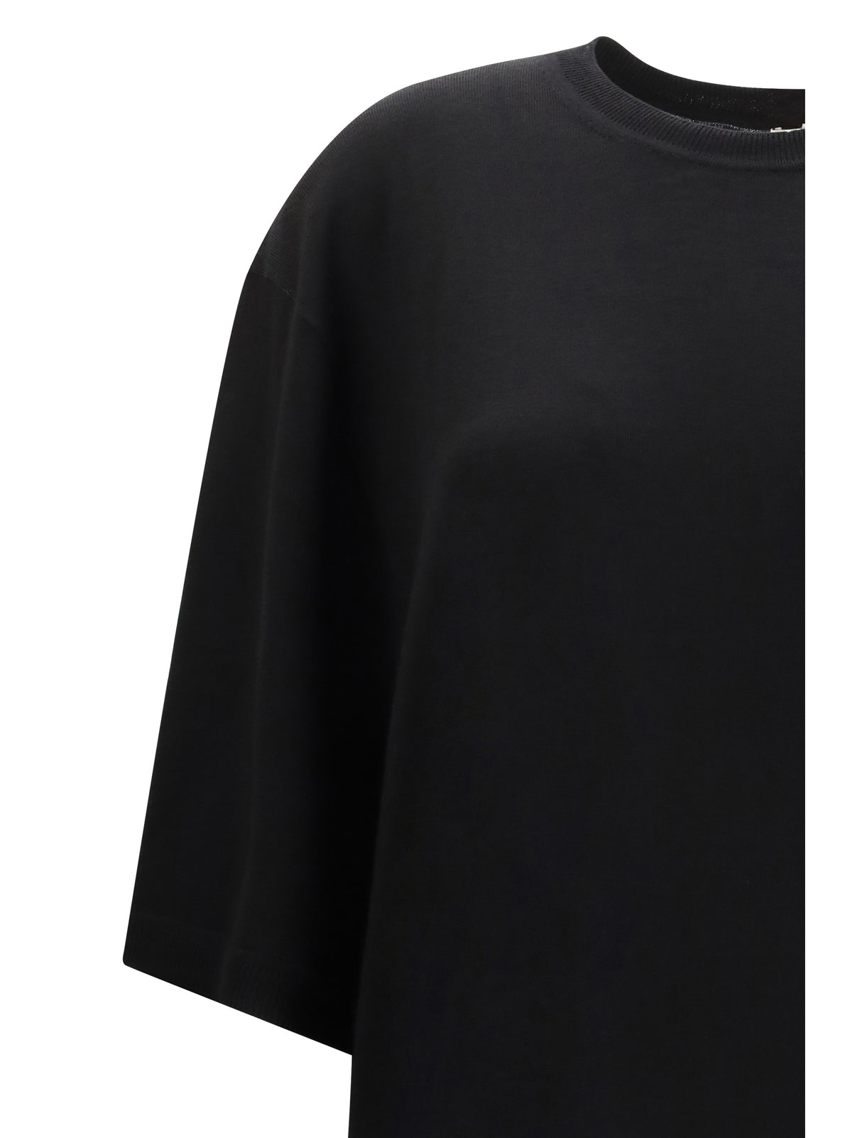 Toteme Wool T-shirt Dress - Black