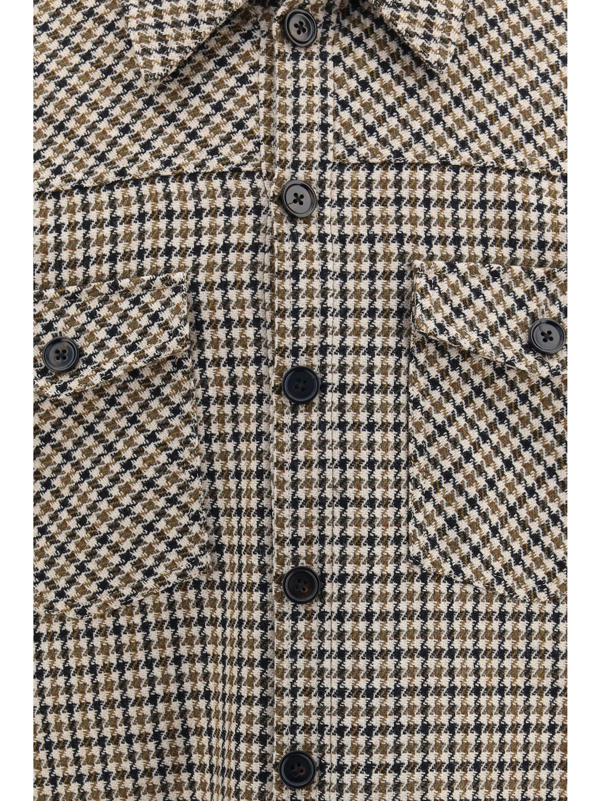Dolce & Gabbana Quilted houndstooth wool Jacket - Patterned (Non Printed