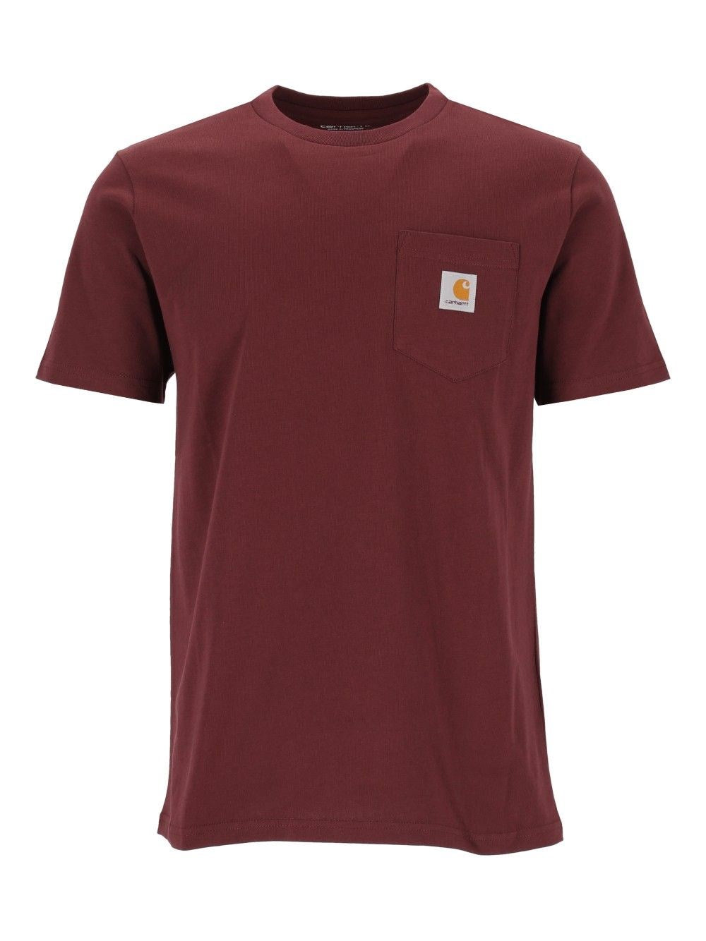 Carhartt Wip T-Shirt With Pocket - Bordeaux