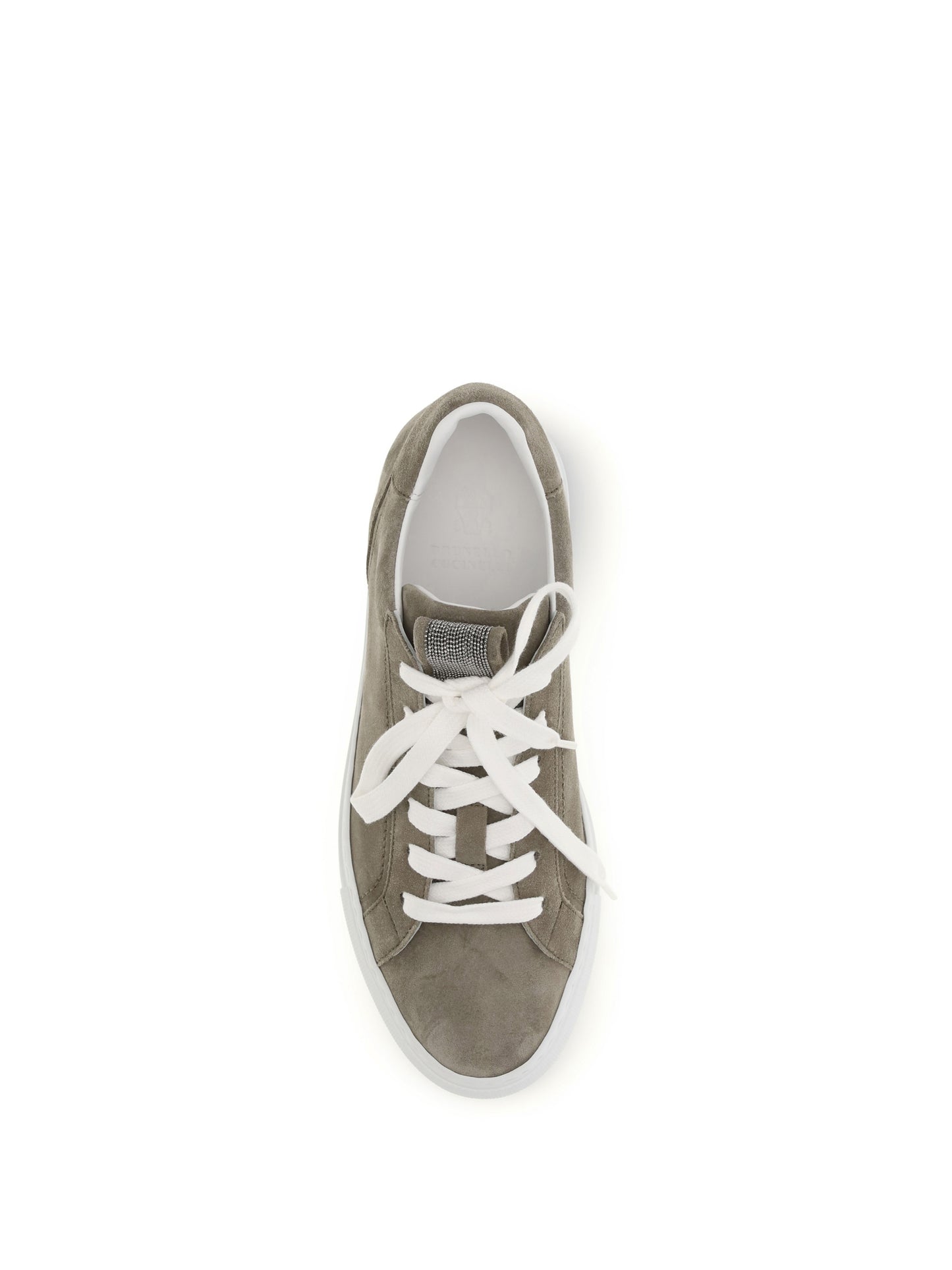 BRUNELLO CUCINELLI Suede Sneakers with Precious Loop