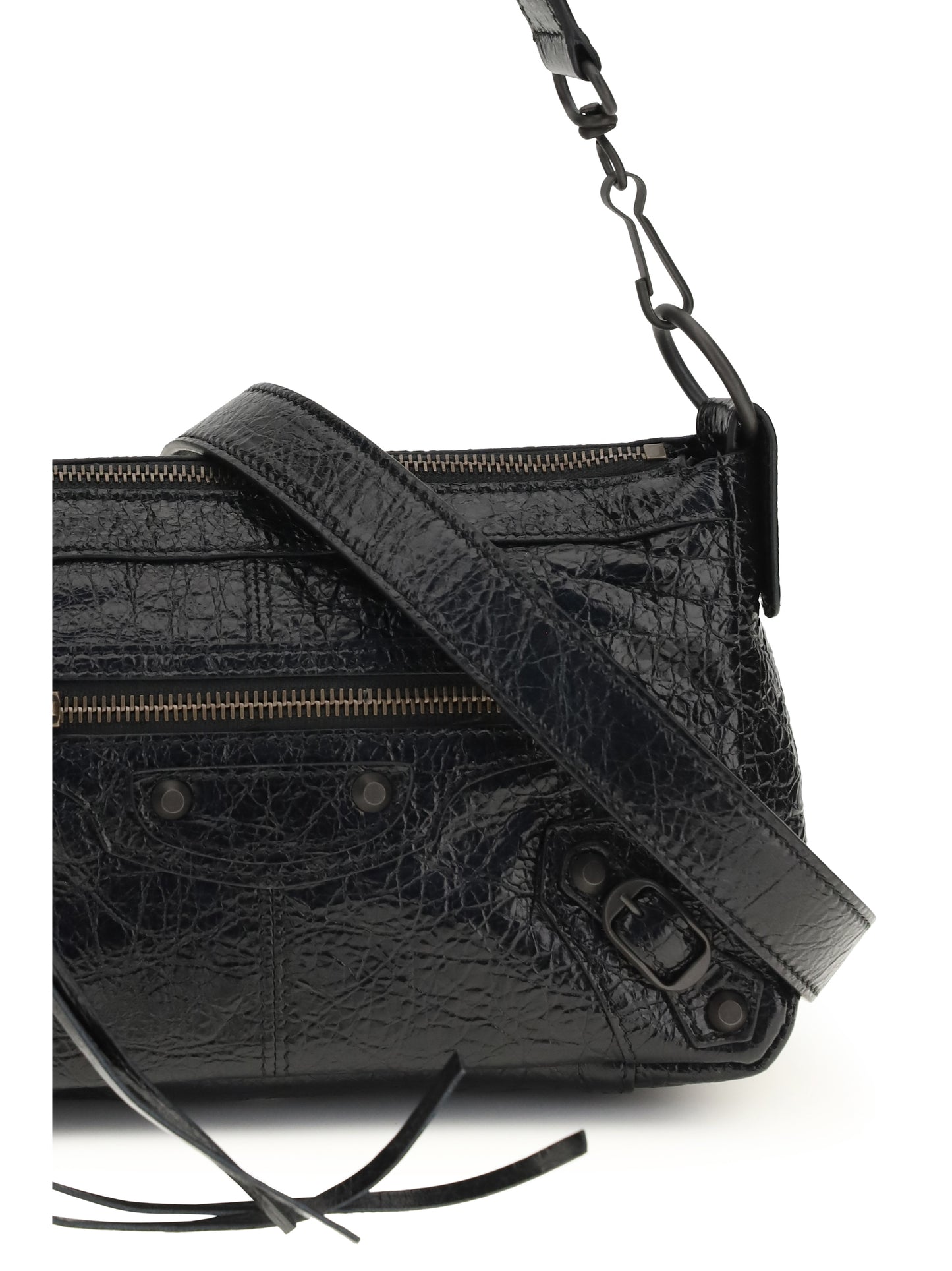 Balenciaga Le City Moto mini Handbag - Black