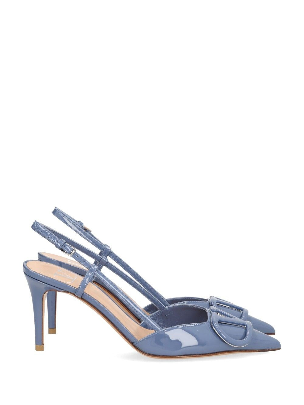 Valentino Garavani Vlogo Signature Slingback Pump - Sky Blue