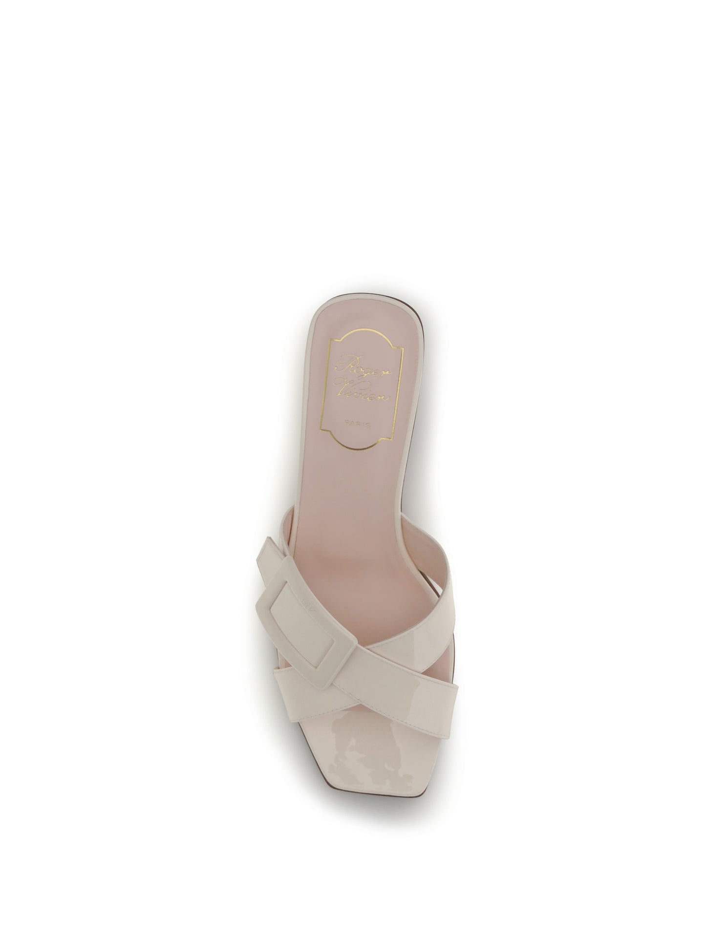 ROGER VIVIER Belle Vivier patent leather Sandals