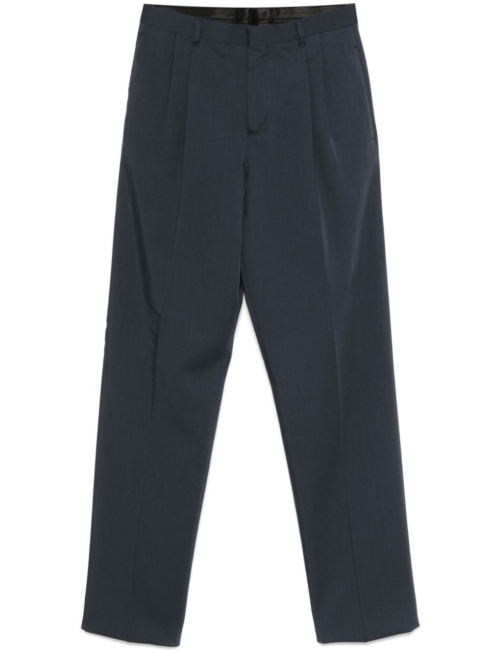 Lardini Double-Pleated Trousers - Blue