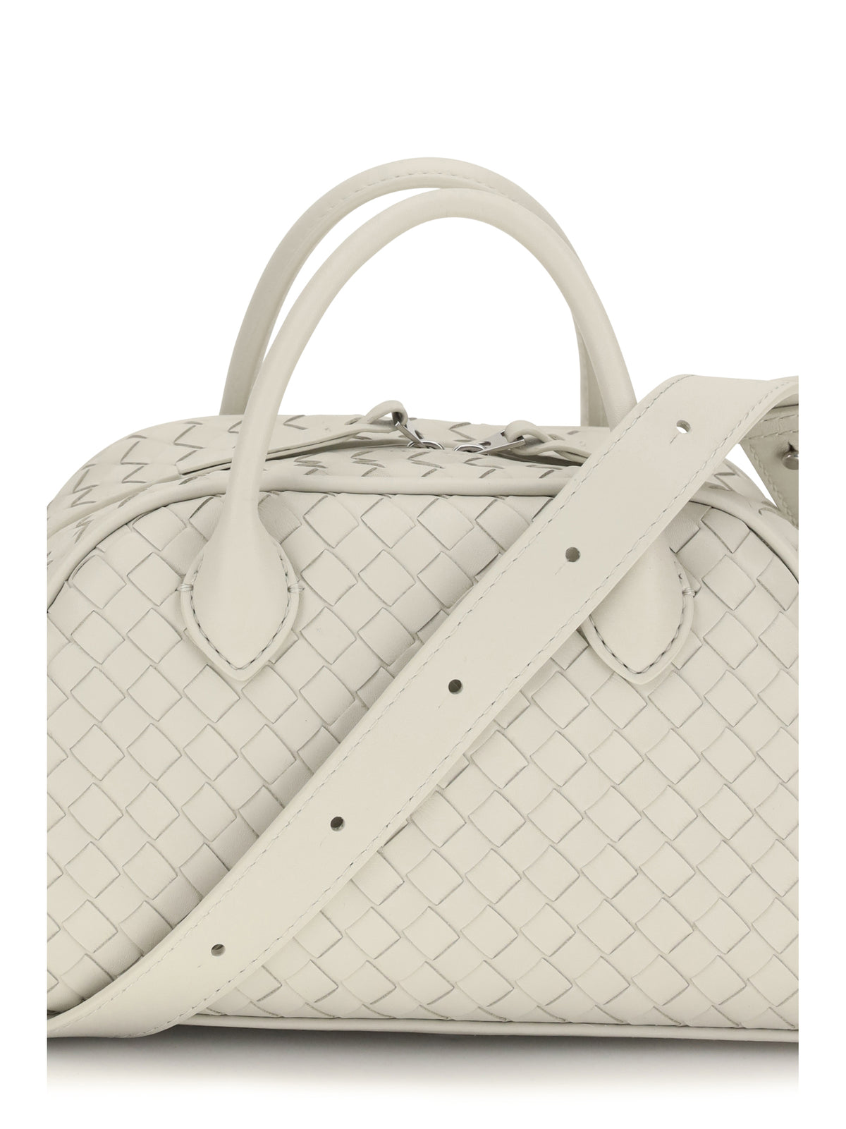 Bottega Veneta Intrecciato leather Handbag - Silica Grey-Silver