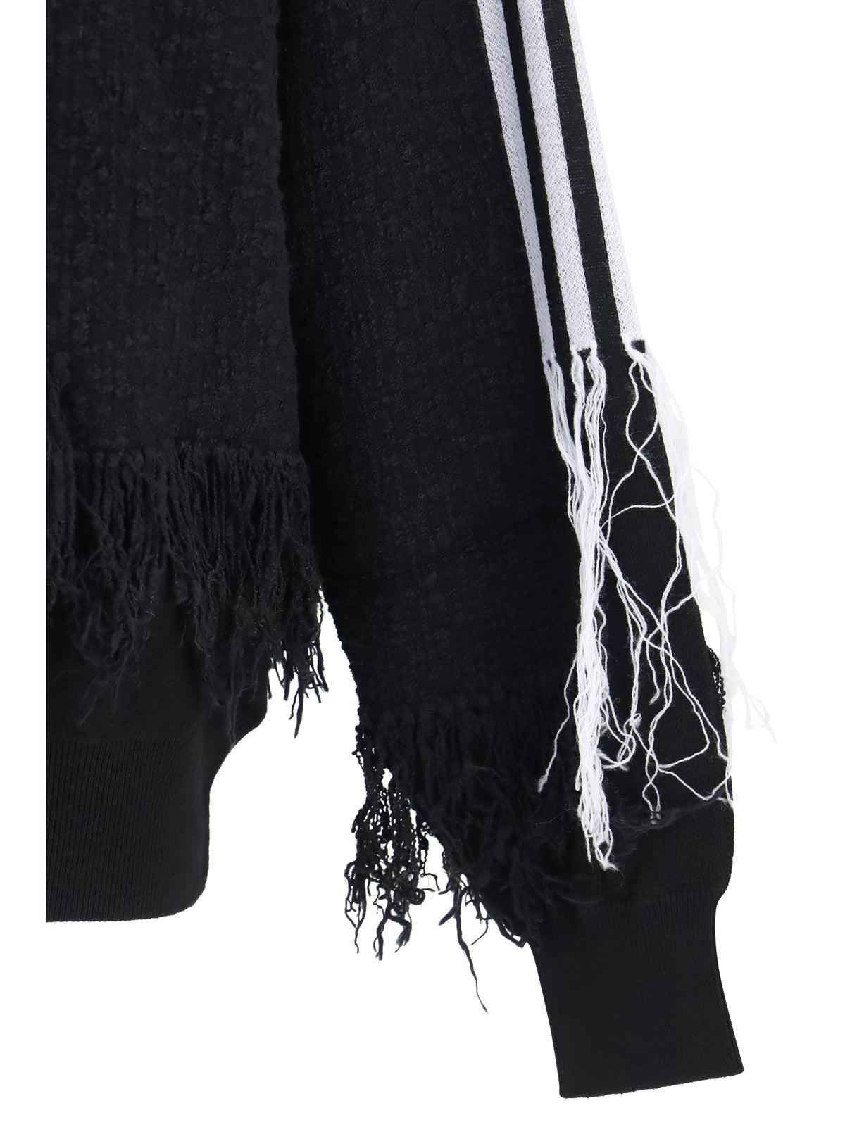 Y-3 Fringed Sweater - Black