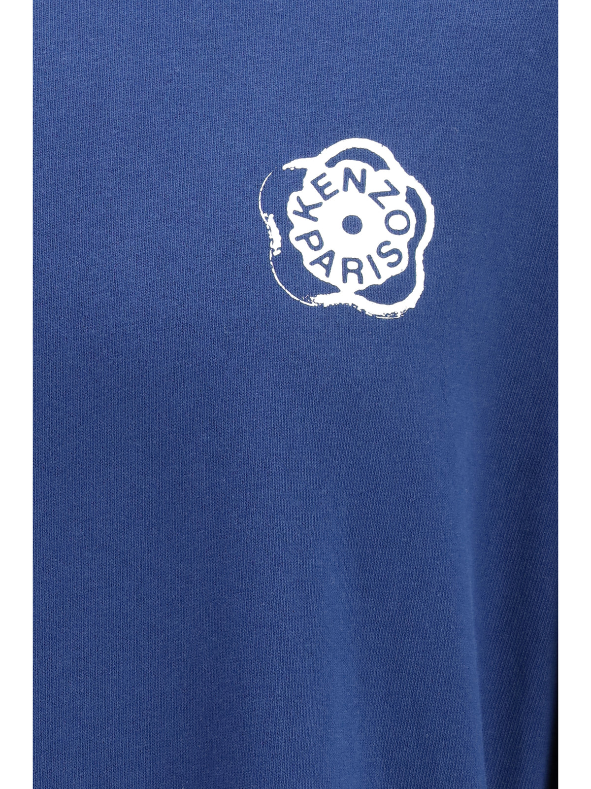 Kenzo Boke Flower 2.0 long-sleeved cotton T-shirt - Deep Sea Blue