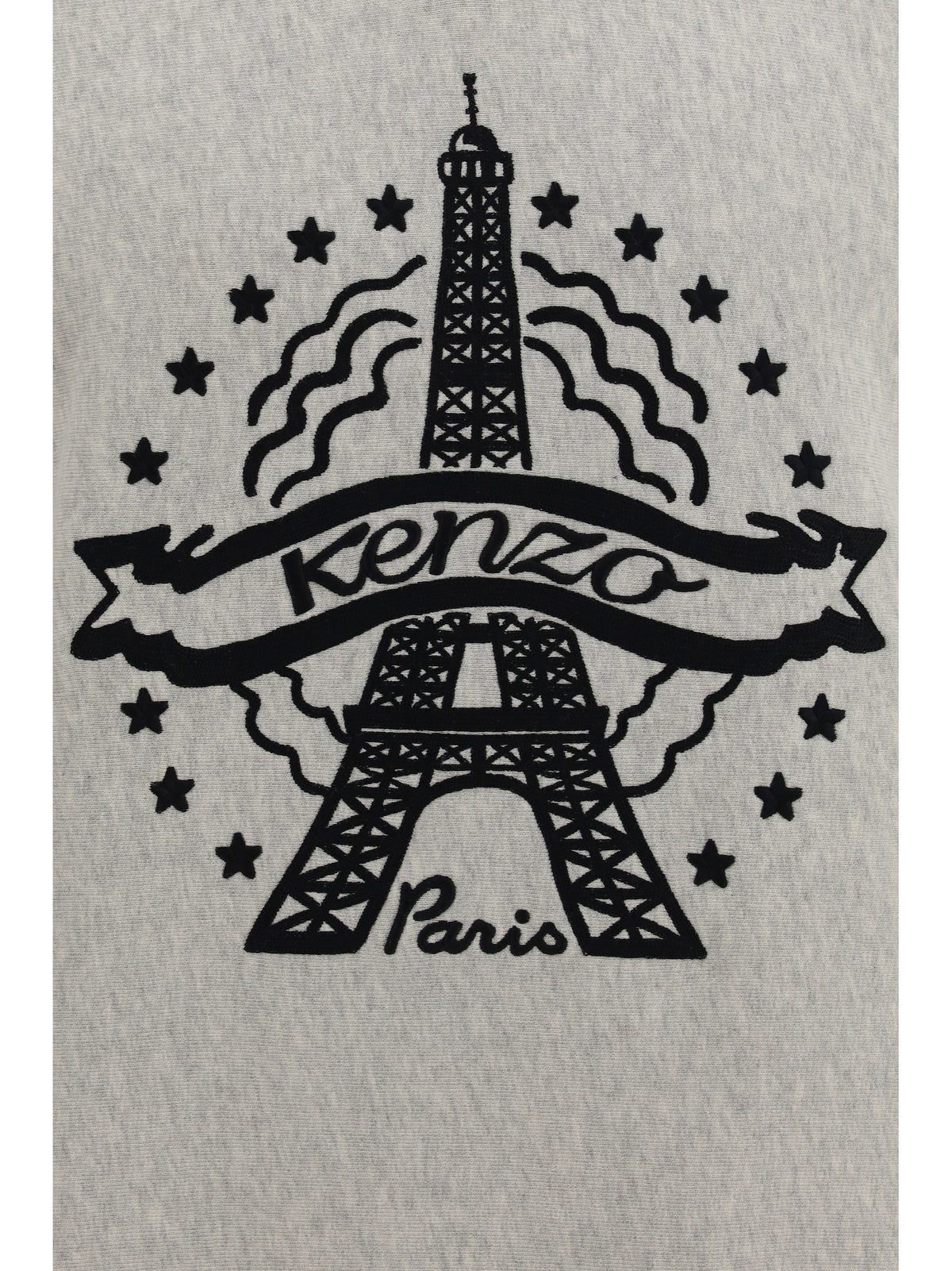 Kenzo Kenzo Eiffel Tower design cotton Sweatshirt - Pale Grey