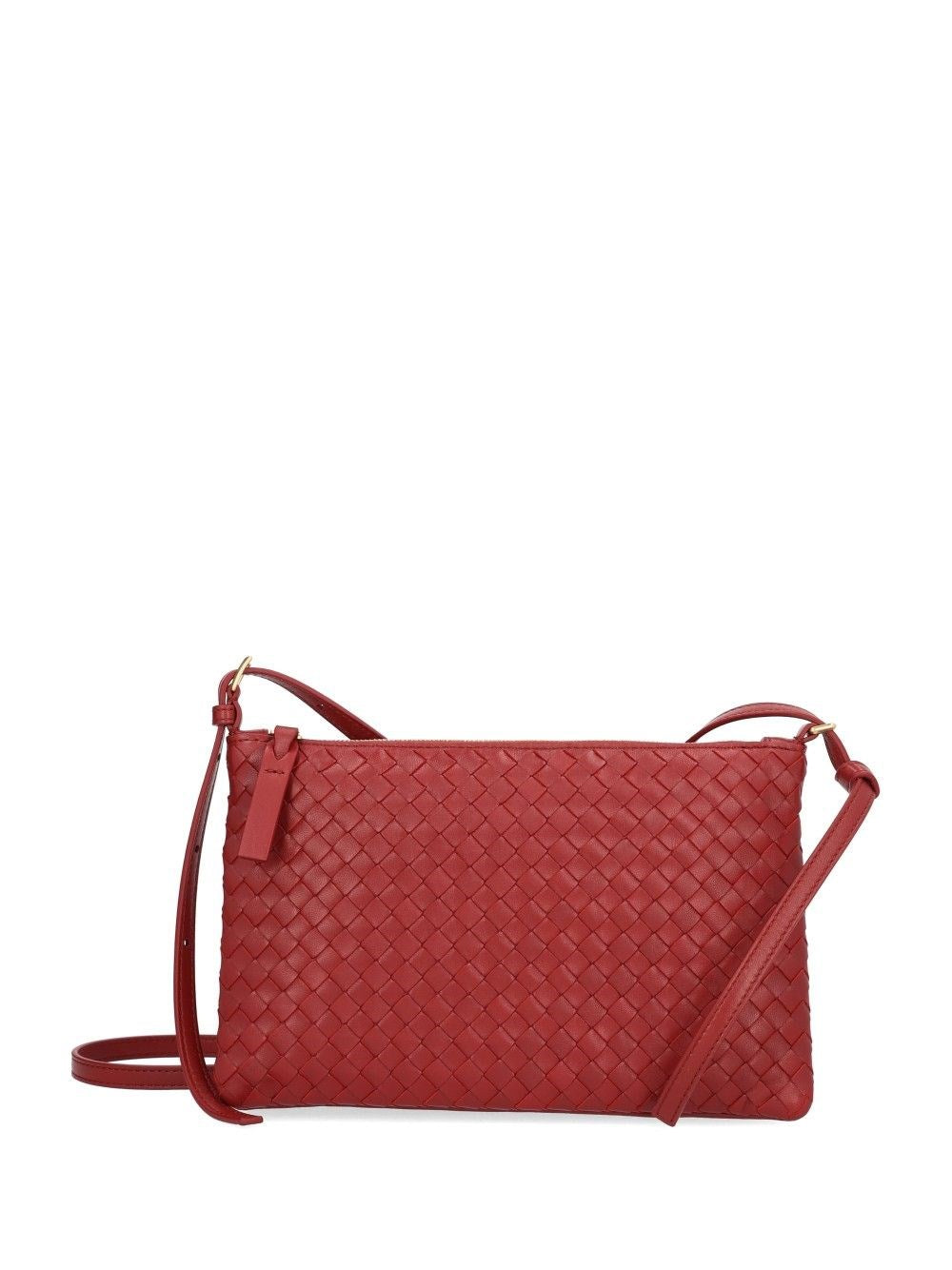 Bottega Veneta Medium Clutch "Small" - Red