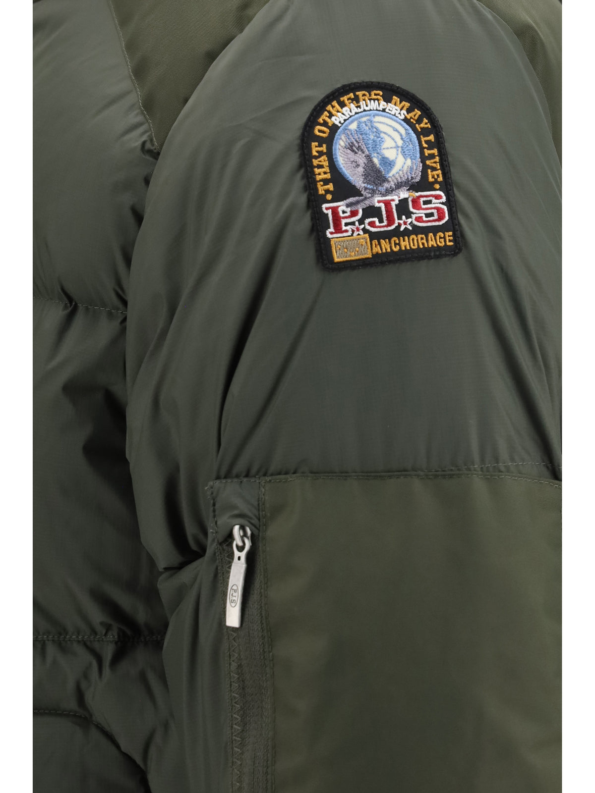 Parajumpers Tyrik hooded Down Jacket - Rosemary