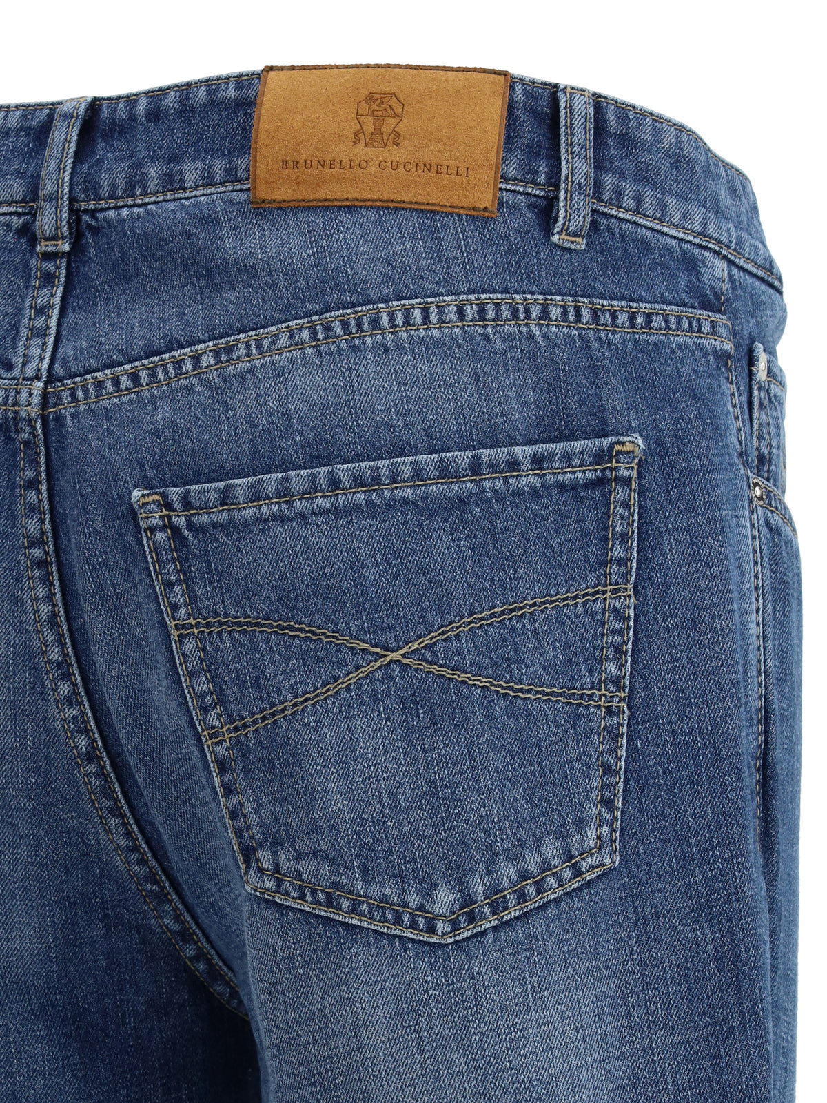 Brunello Cucinelli Cuffed Jeans - Denim Medium Old