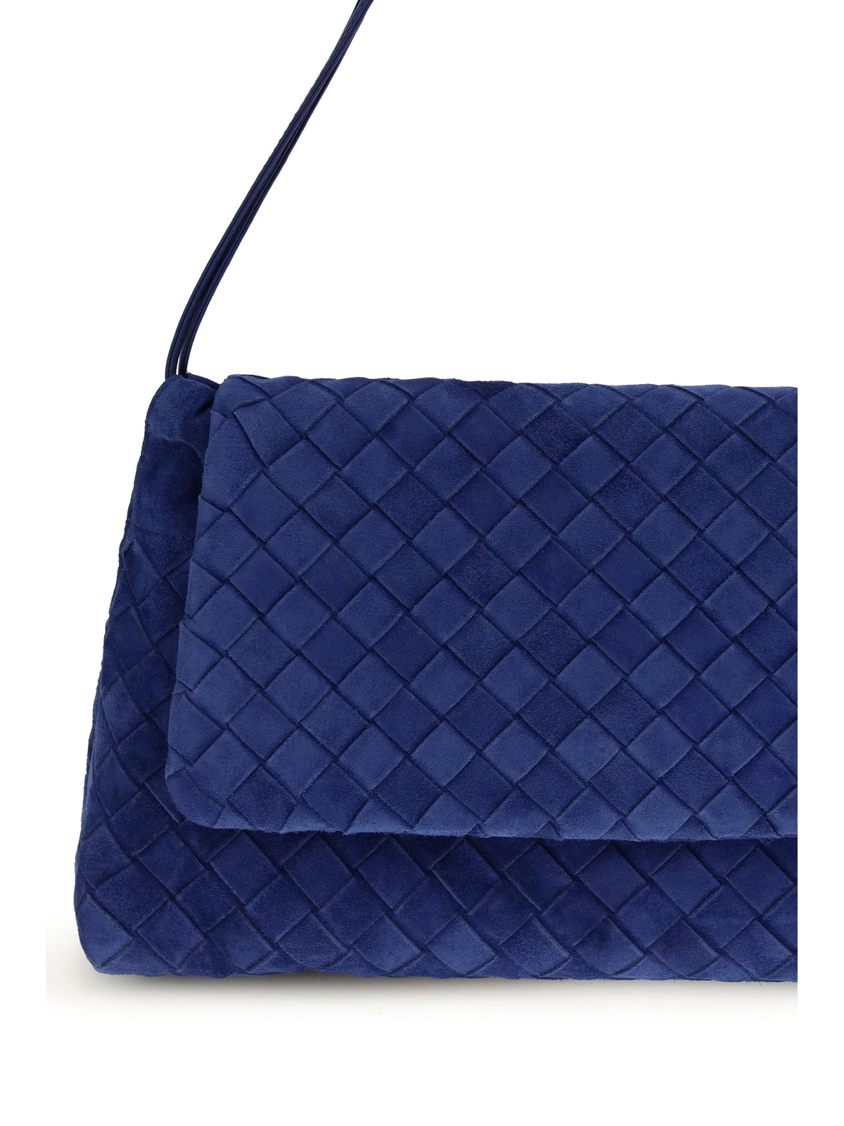 Bottega Veneta Giorno Shoulder Bag - Blue Royal-Gold