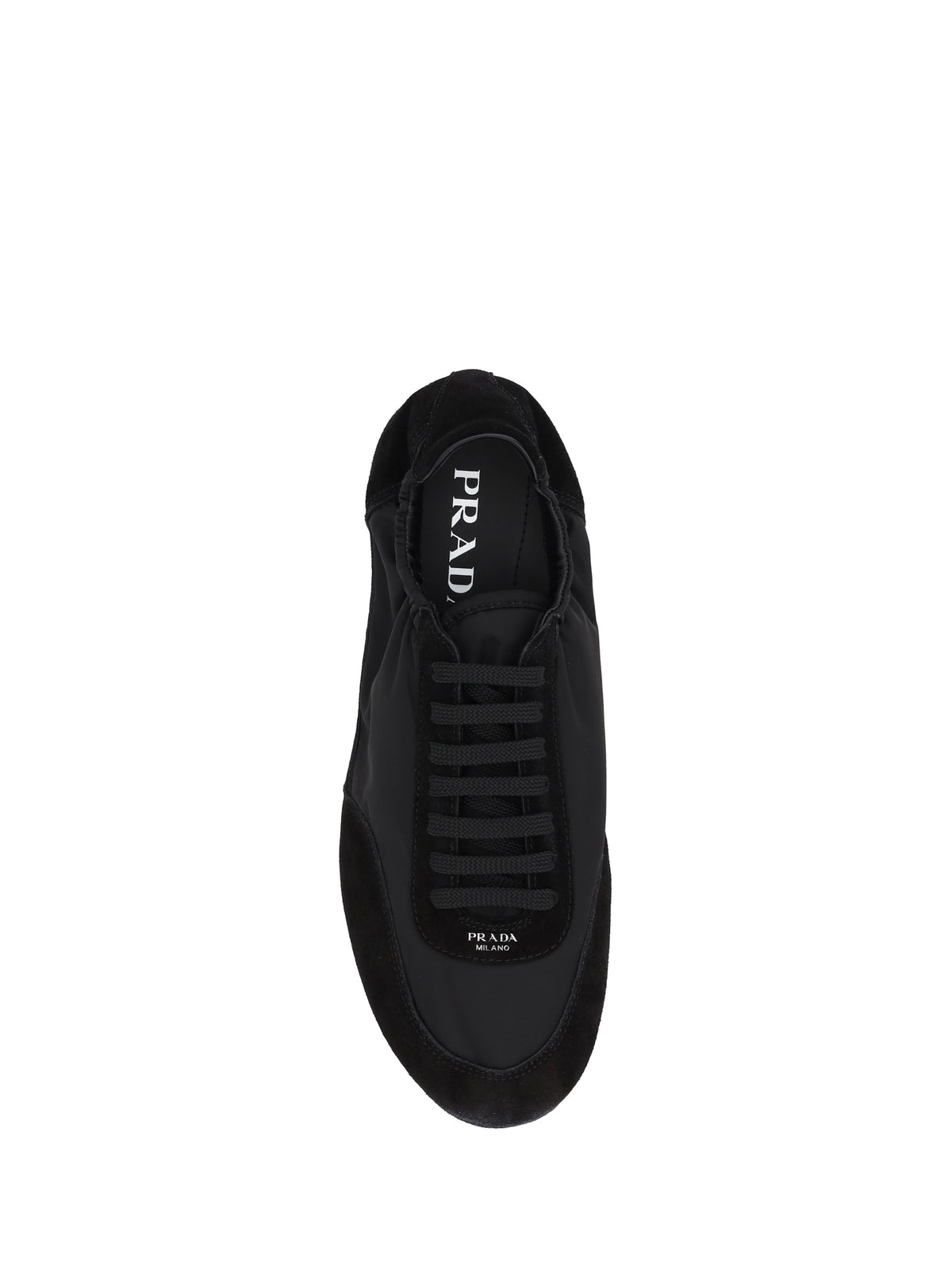 Prada Collapse Sneakers in Re-Nylon and suede - Black