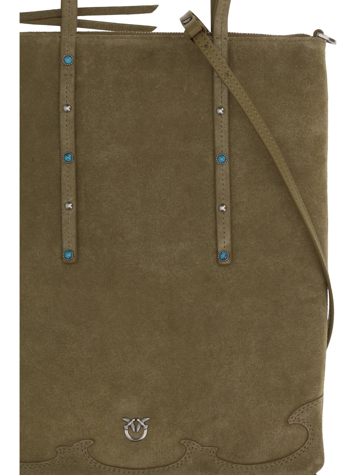 PINKO Suede Shoulder Bag