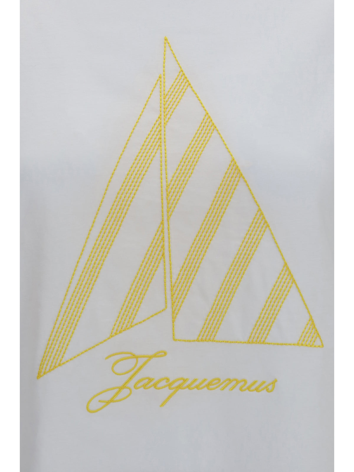 Jacquemus Voilier T-shirt - Embroidery Yellow Sails W