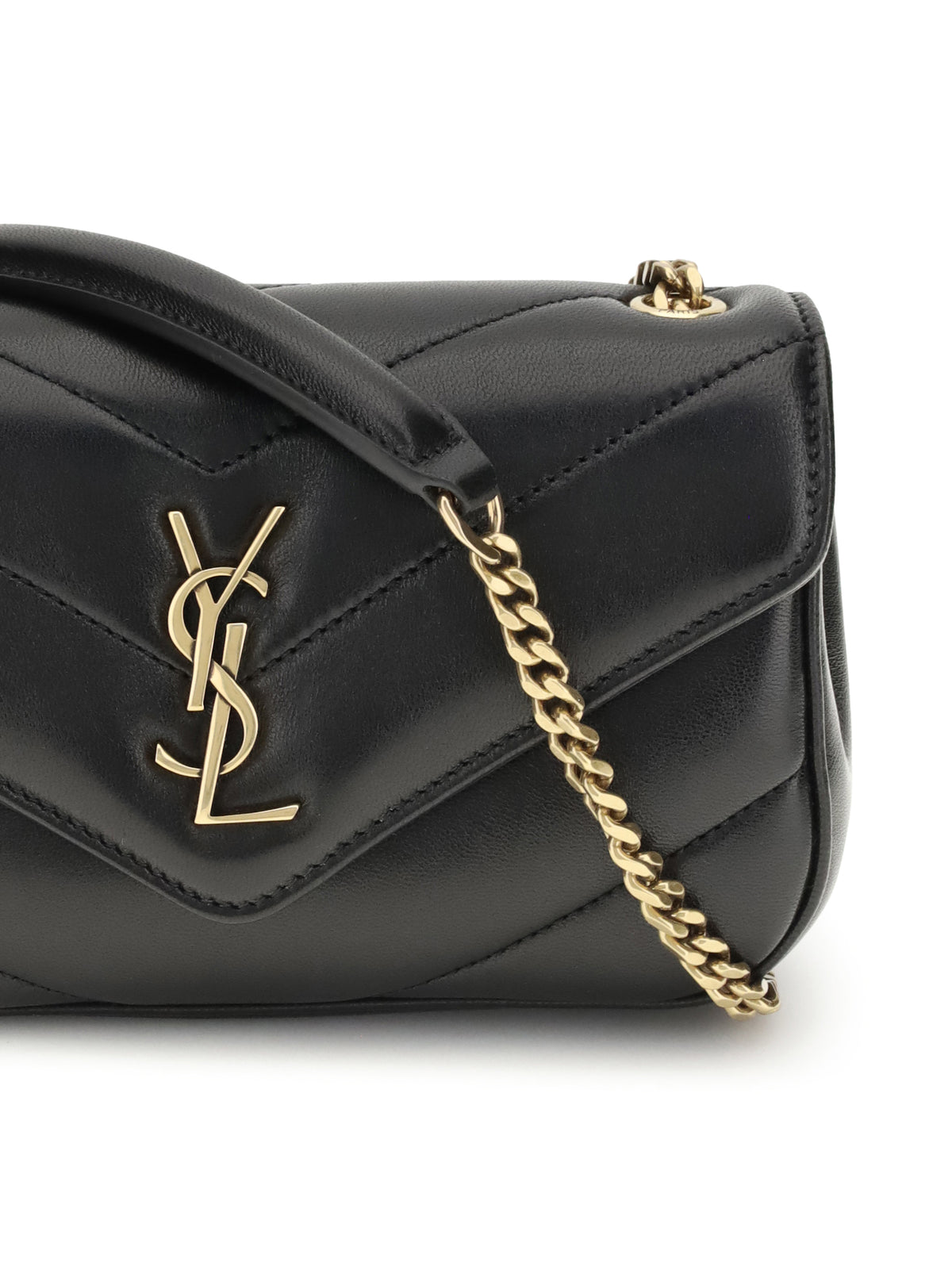 Saint Laurent Lou Lou mini Shoulder Bag - Black