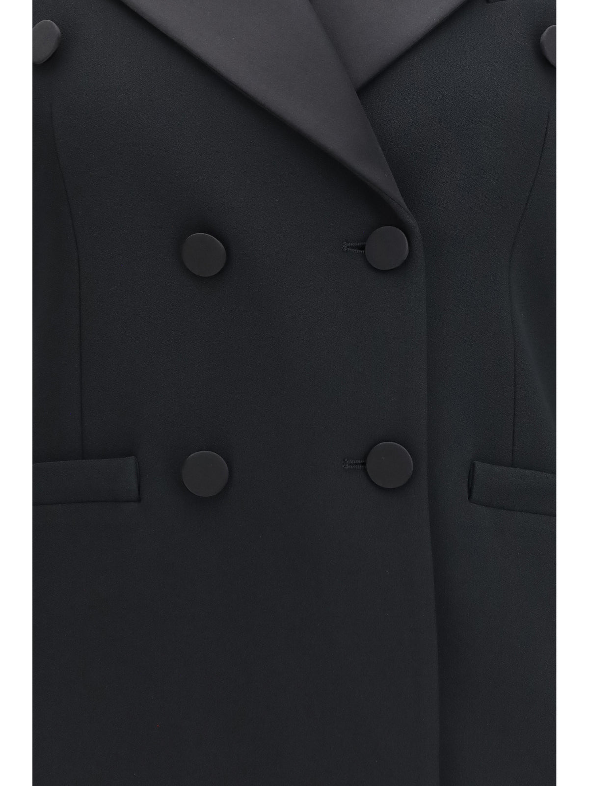 Ermanno Scervino Double-breasted Tuxedo Jacket - Black