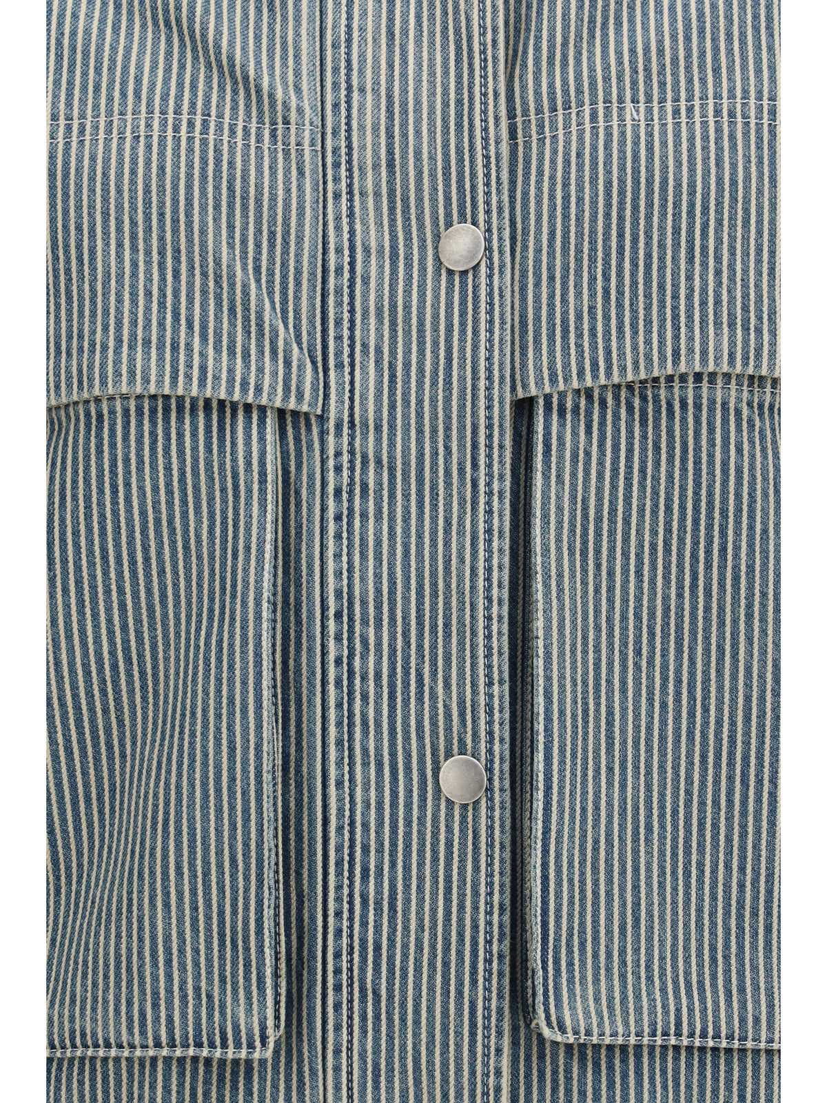 Marant Étoile Edany cotton twill Jacket - Blue/White