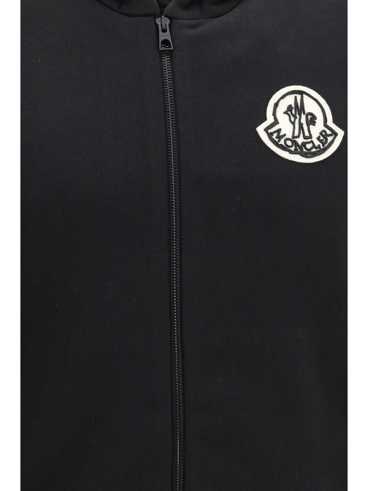 Moncler Hoodie with logo - Black