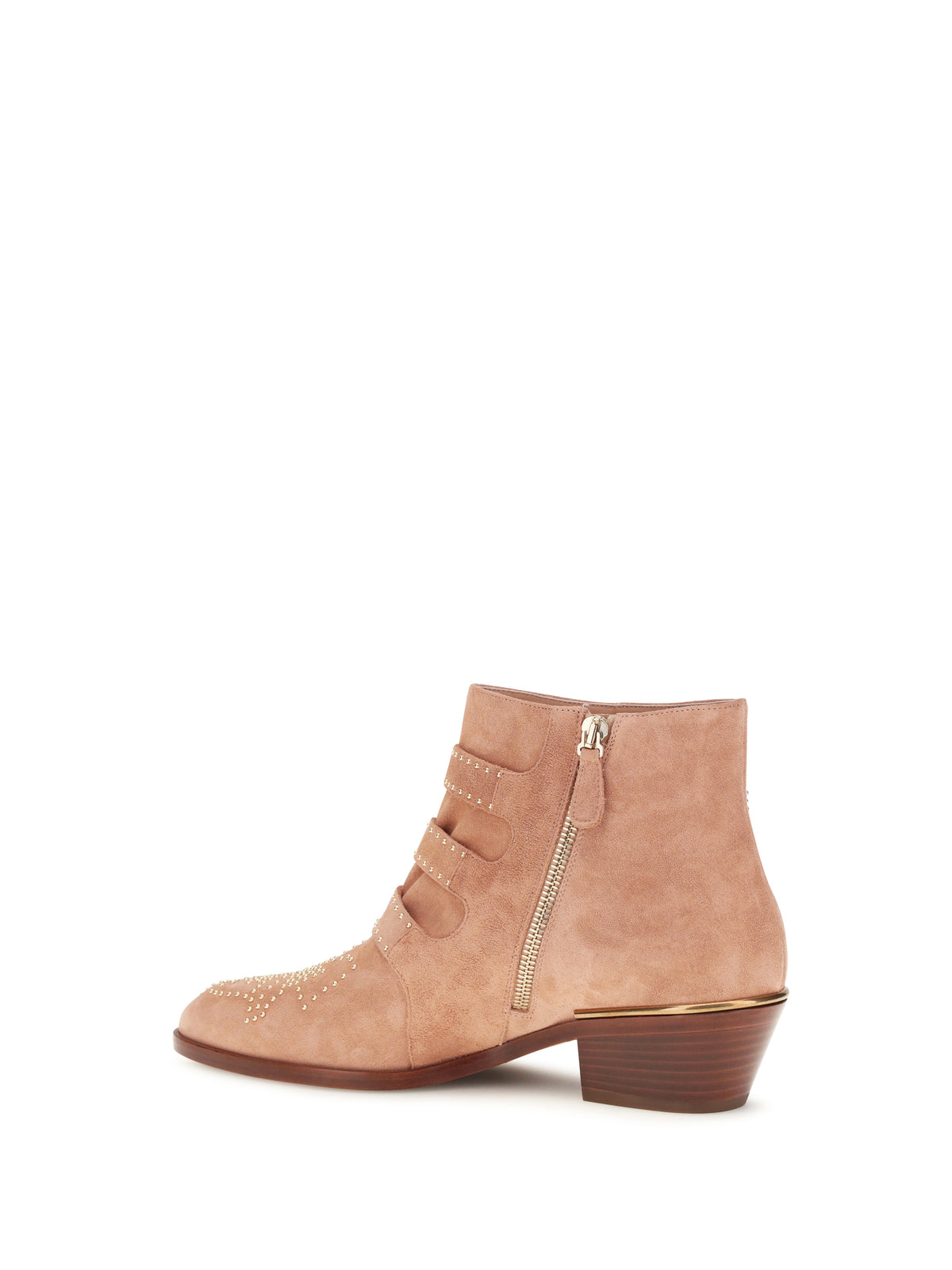 Chloé Suede Susan Boots - Dusty Rose