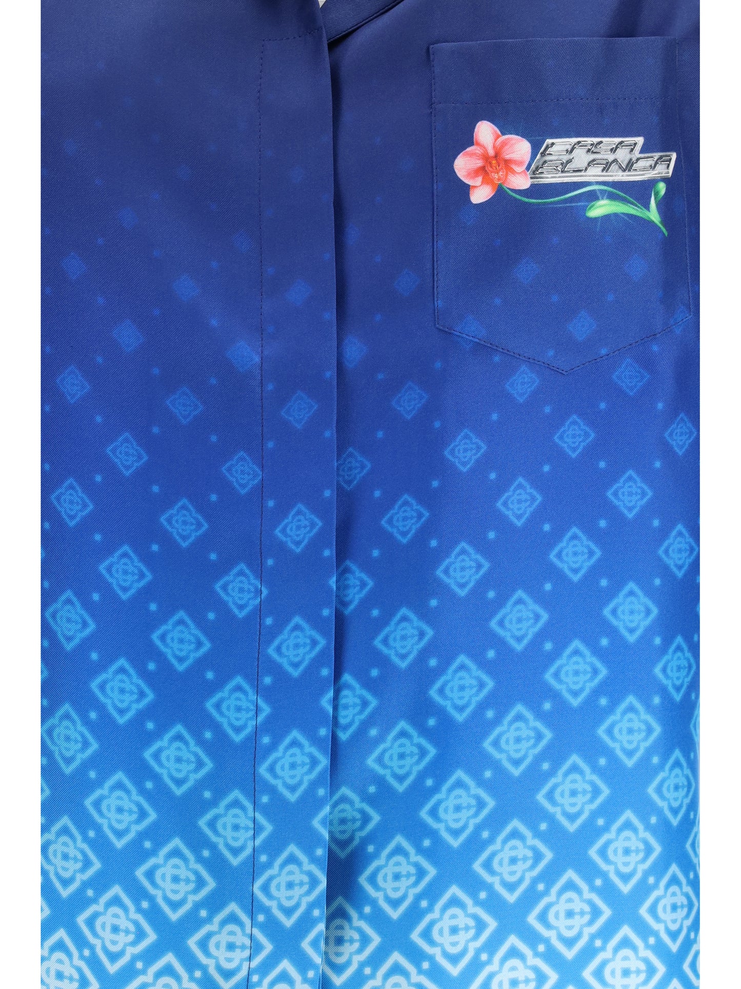 CASABLANCA Orchid Logo Shirt