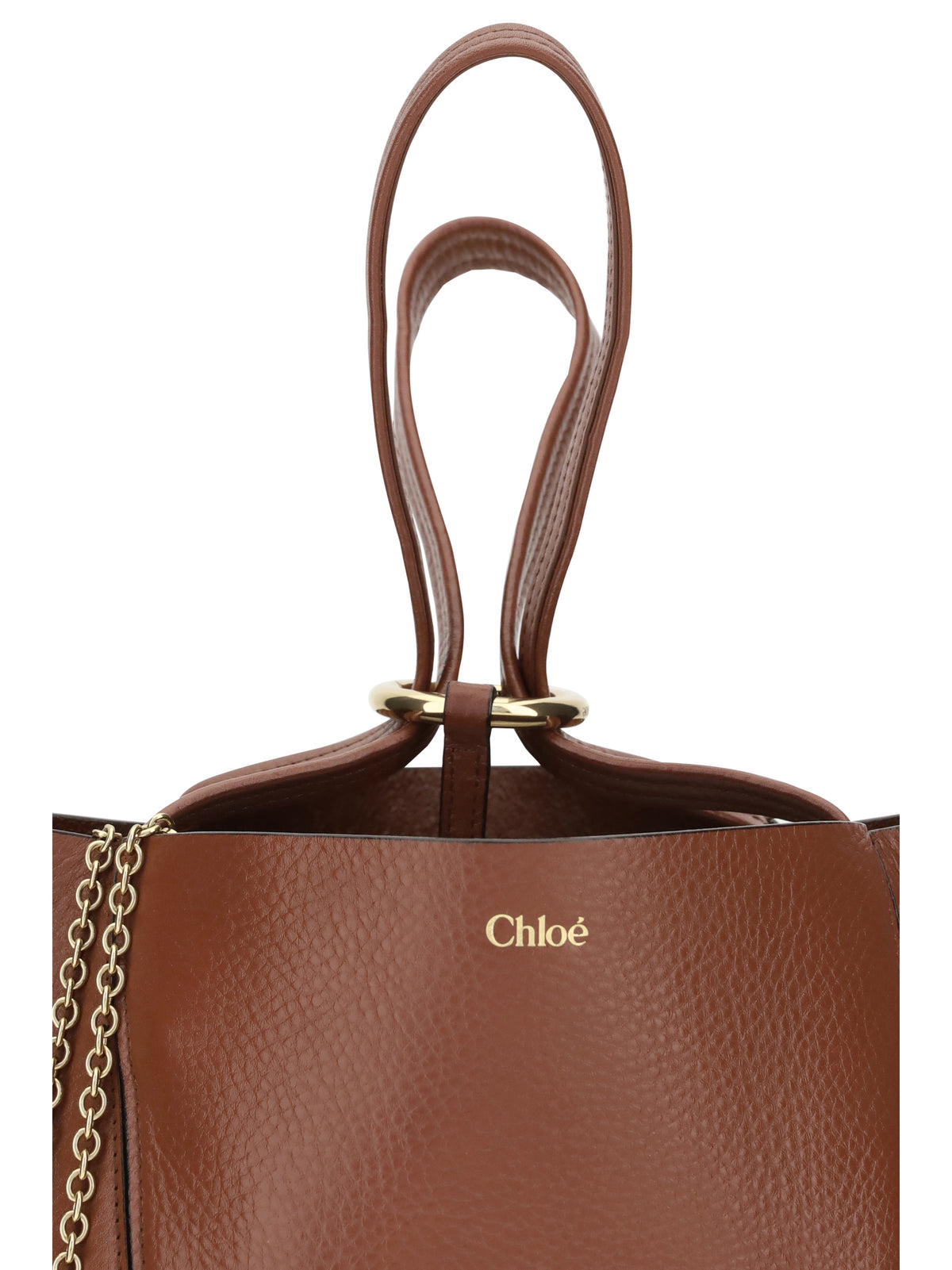 Chloé Spin Shoulder Bag - Blushy Brown