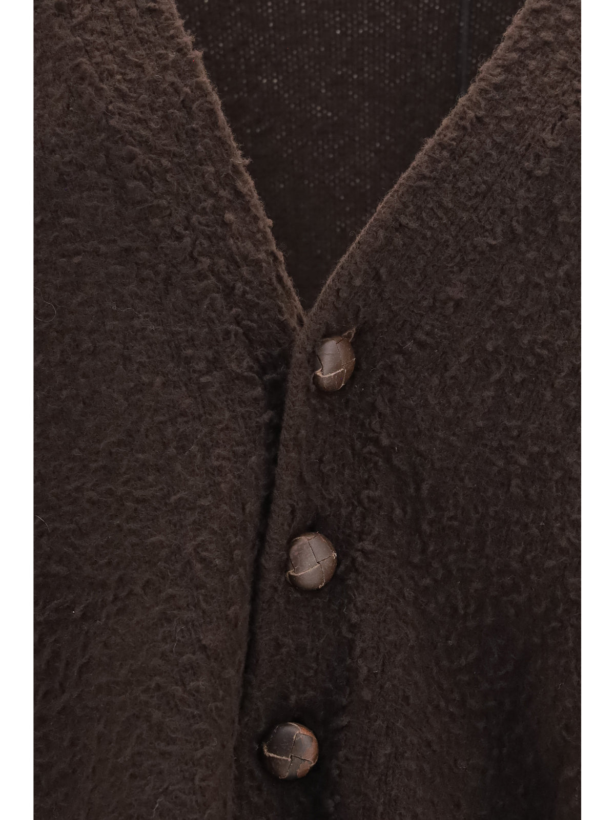 Golden Goose Casentino-effect wool Cardigan - Brown