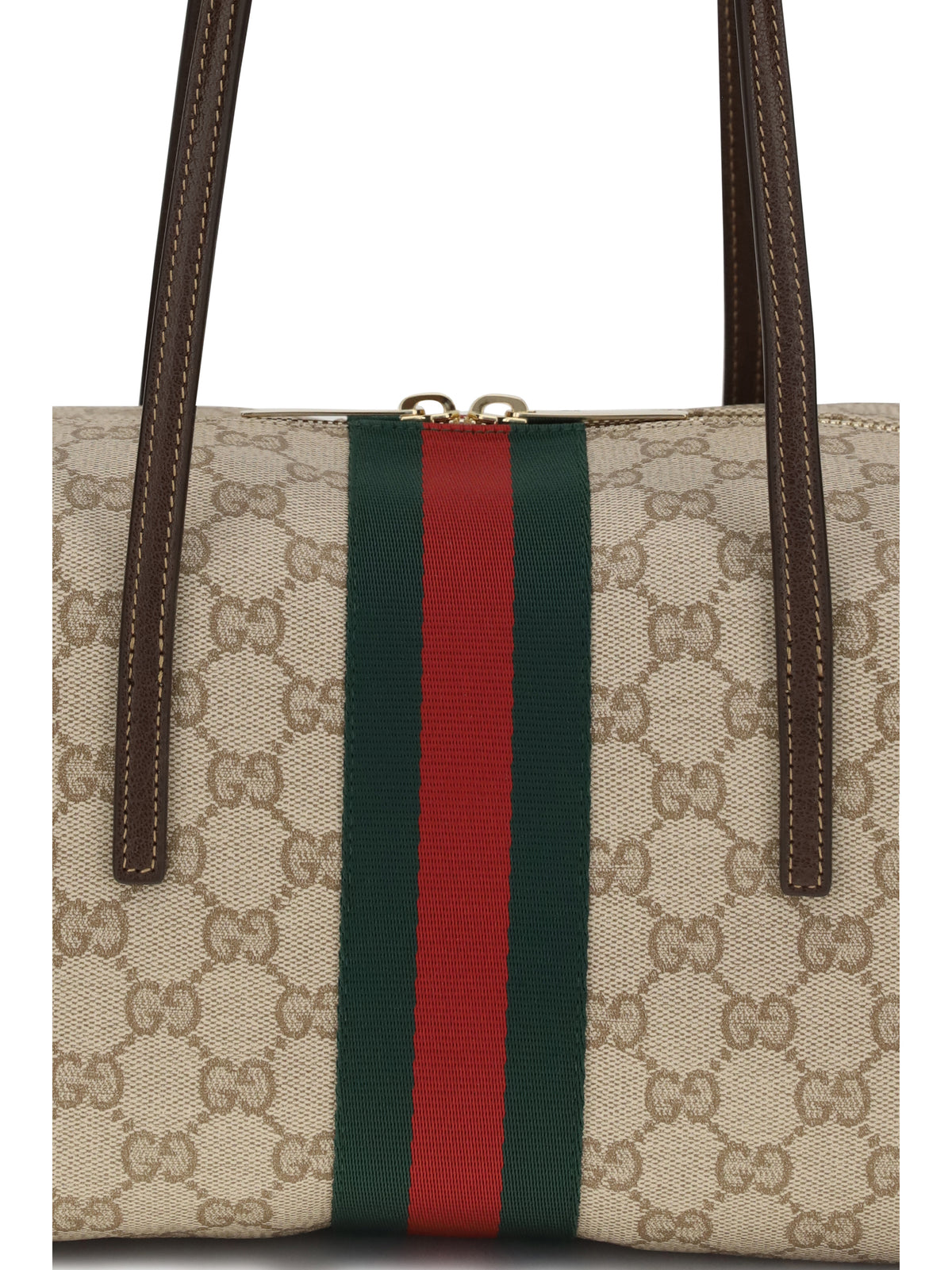 Gucci Medium Boston Melrose Shoulder Bag - Vin.San.Br/Dk.Br/Vrv