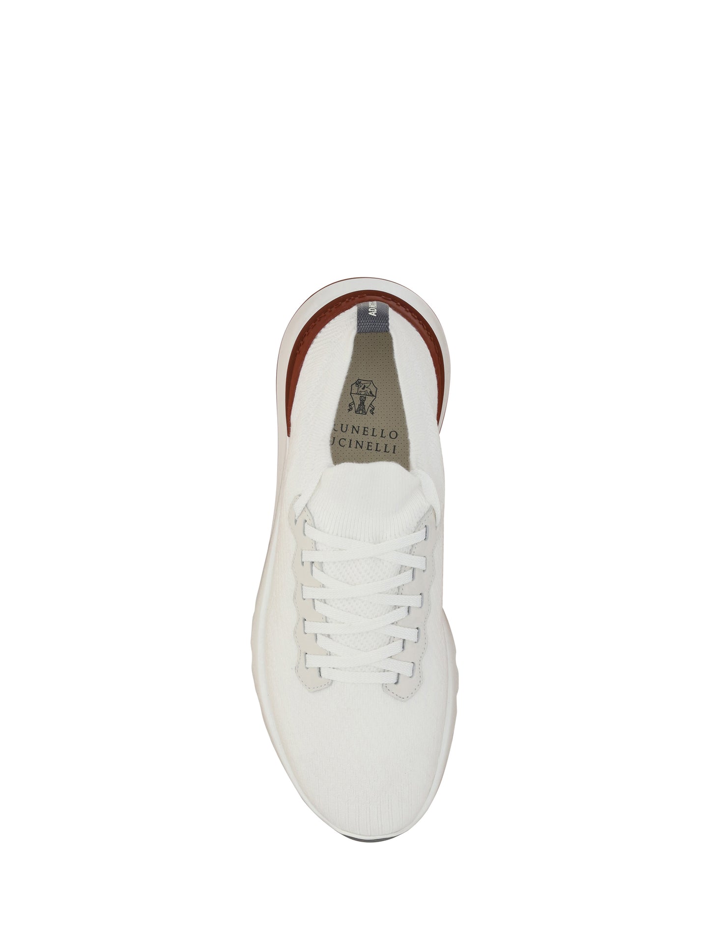 Brunello Cucinelli Cotton Sneakers - Bianco+Bianco Ottico