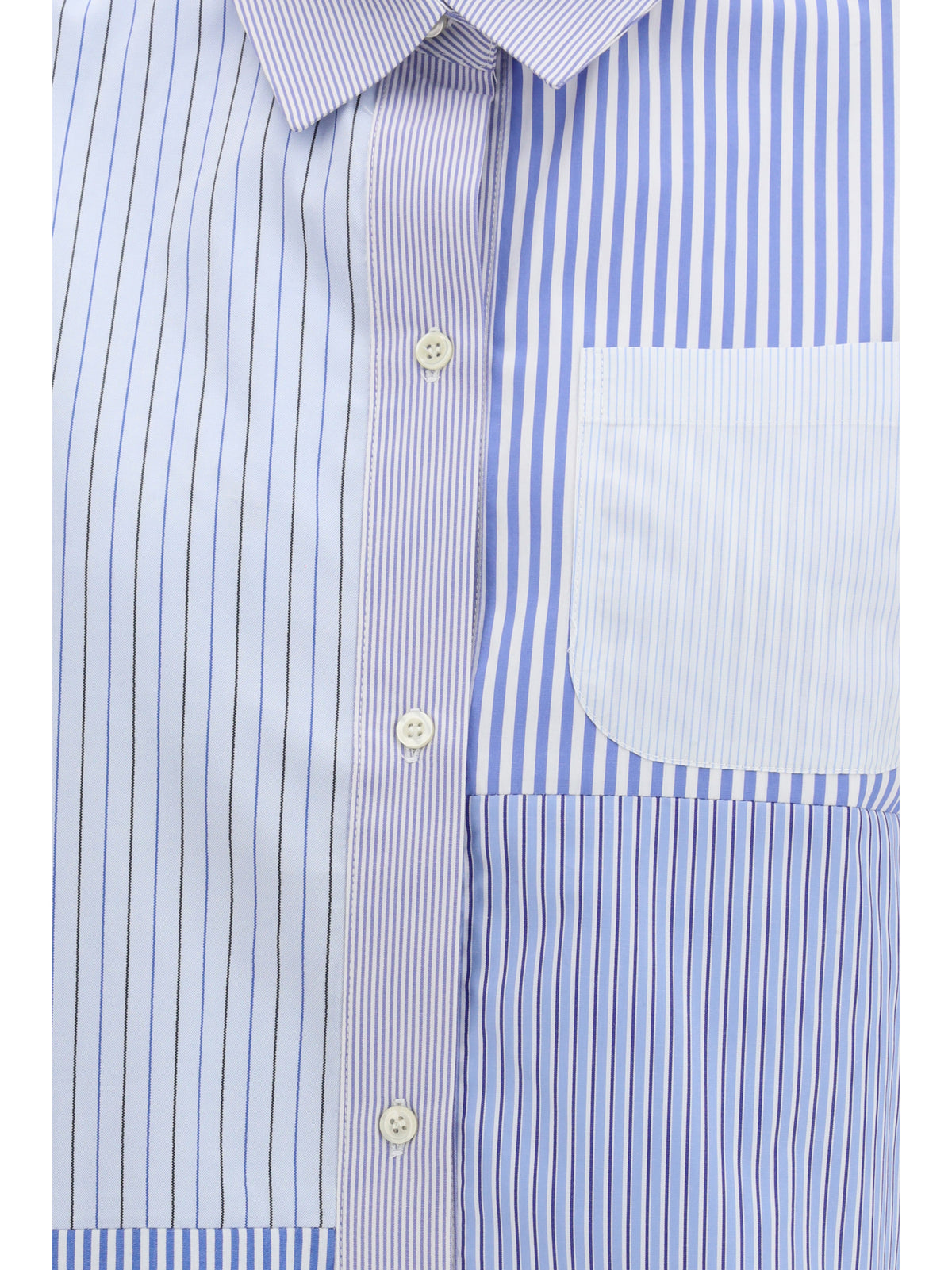 E.L.V. Denim Emilie Shirt - Multi Blue