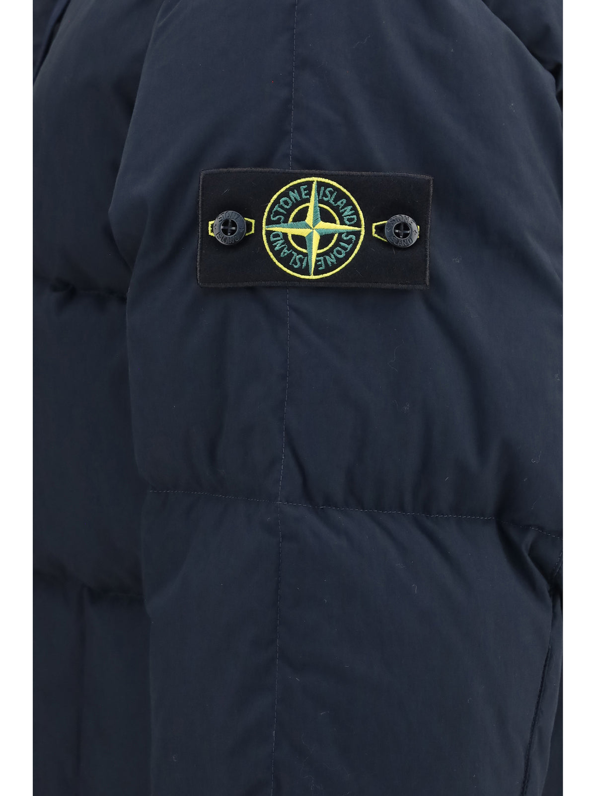 Stone Island Cotton Nylon Tela Jacket - Navy Blue