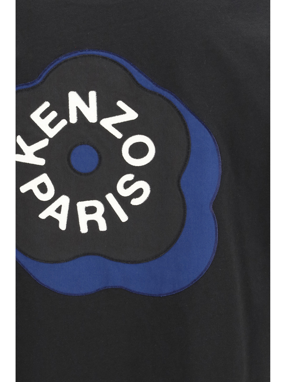 Kenzo Boke Flower 2.0 embroidered cotton T-shirt - Black