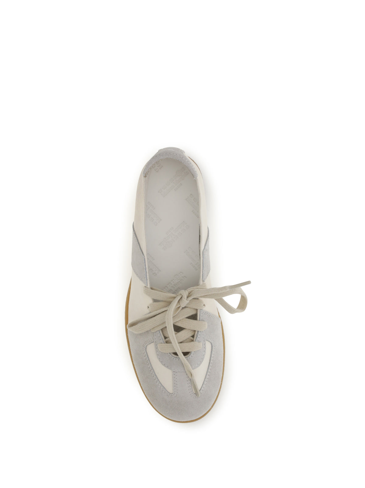 Maison Margiela Lace-uo Ballerinas - Bleached Sand