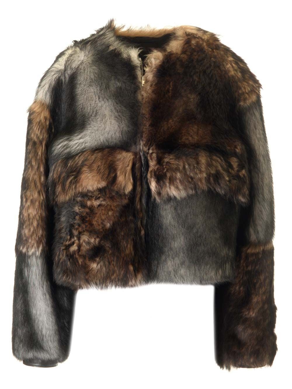 Durazzi Milan Short Fur Coat - Multi