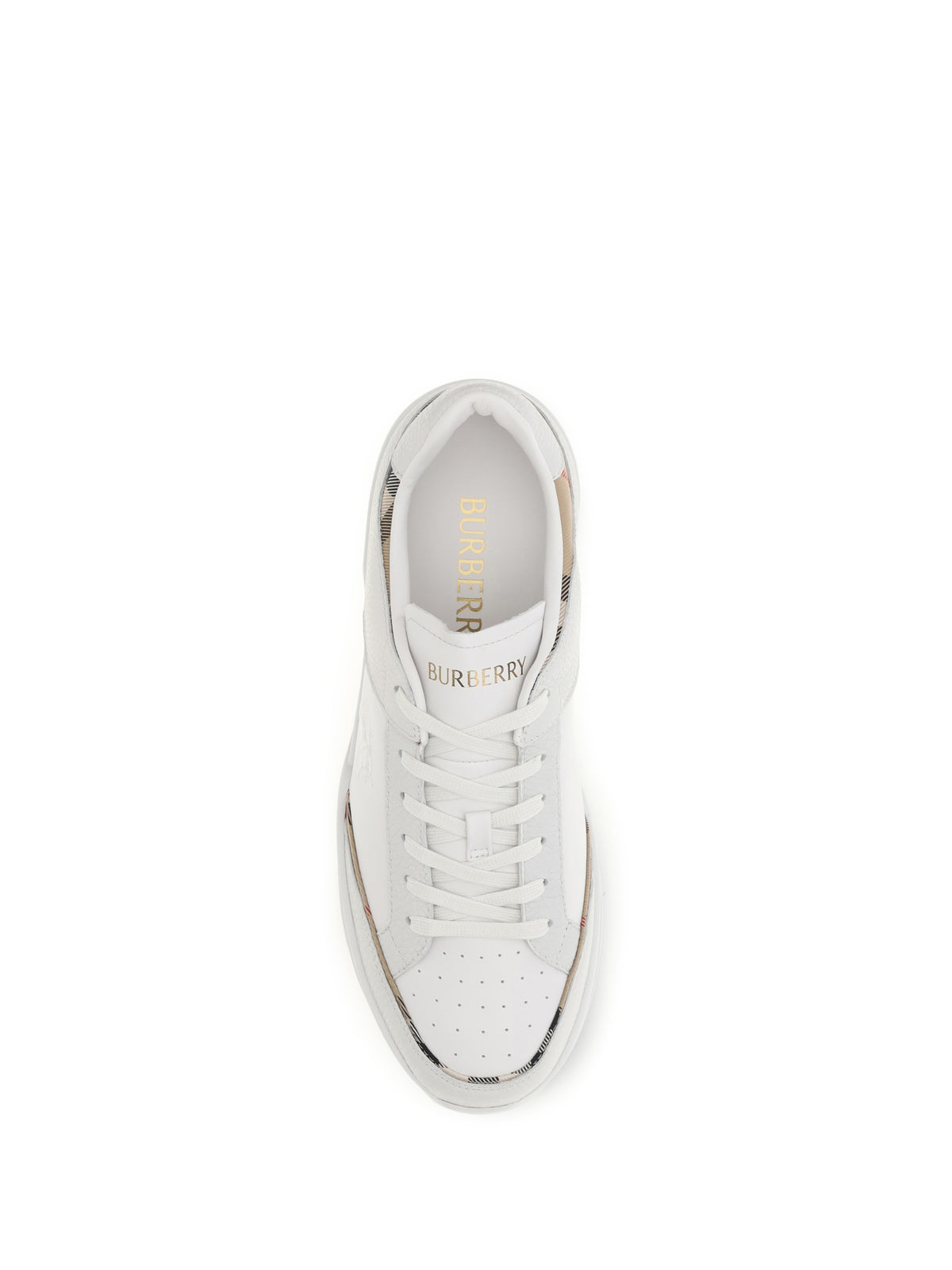 Burberry Harrow Sneakers - White / Archive Beig