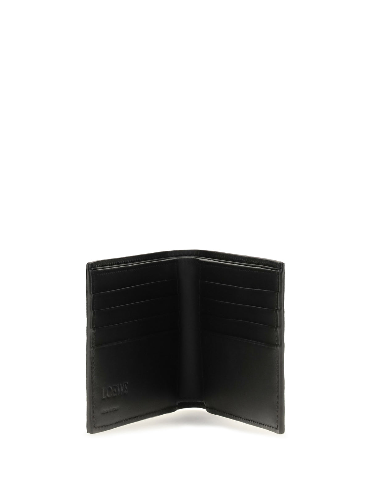 Loewe Crown bifold Wallet - Black