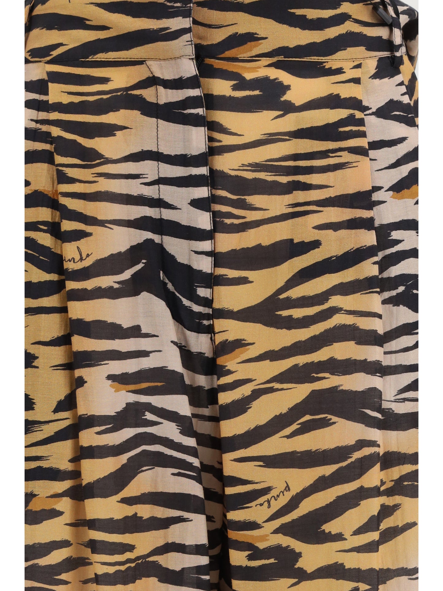PINKO Barrel fit animal-print Pants