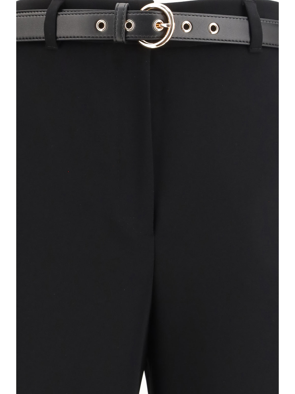 Max Mara Studio Elegant Pants with belt - Black