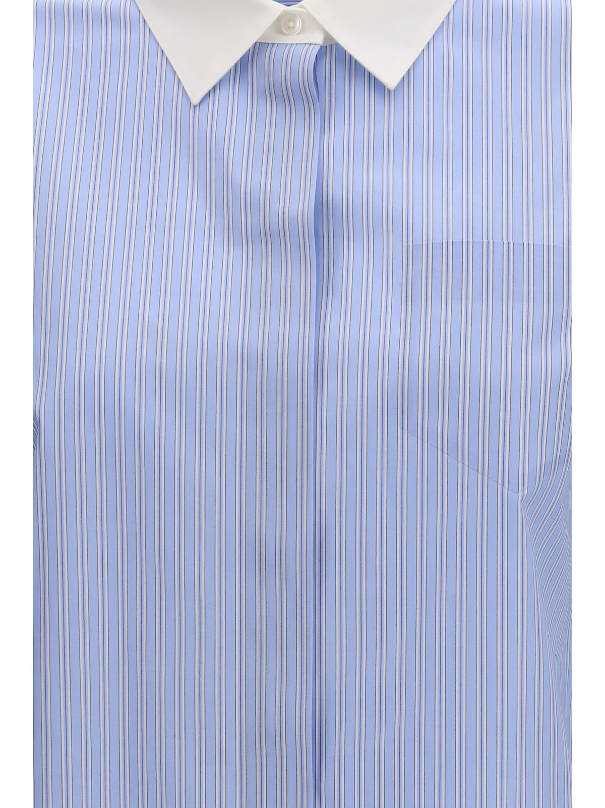 Tory Burch Striped Shirt - Blue Stripe