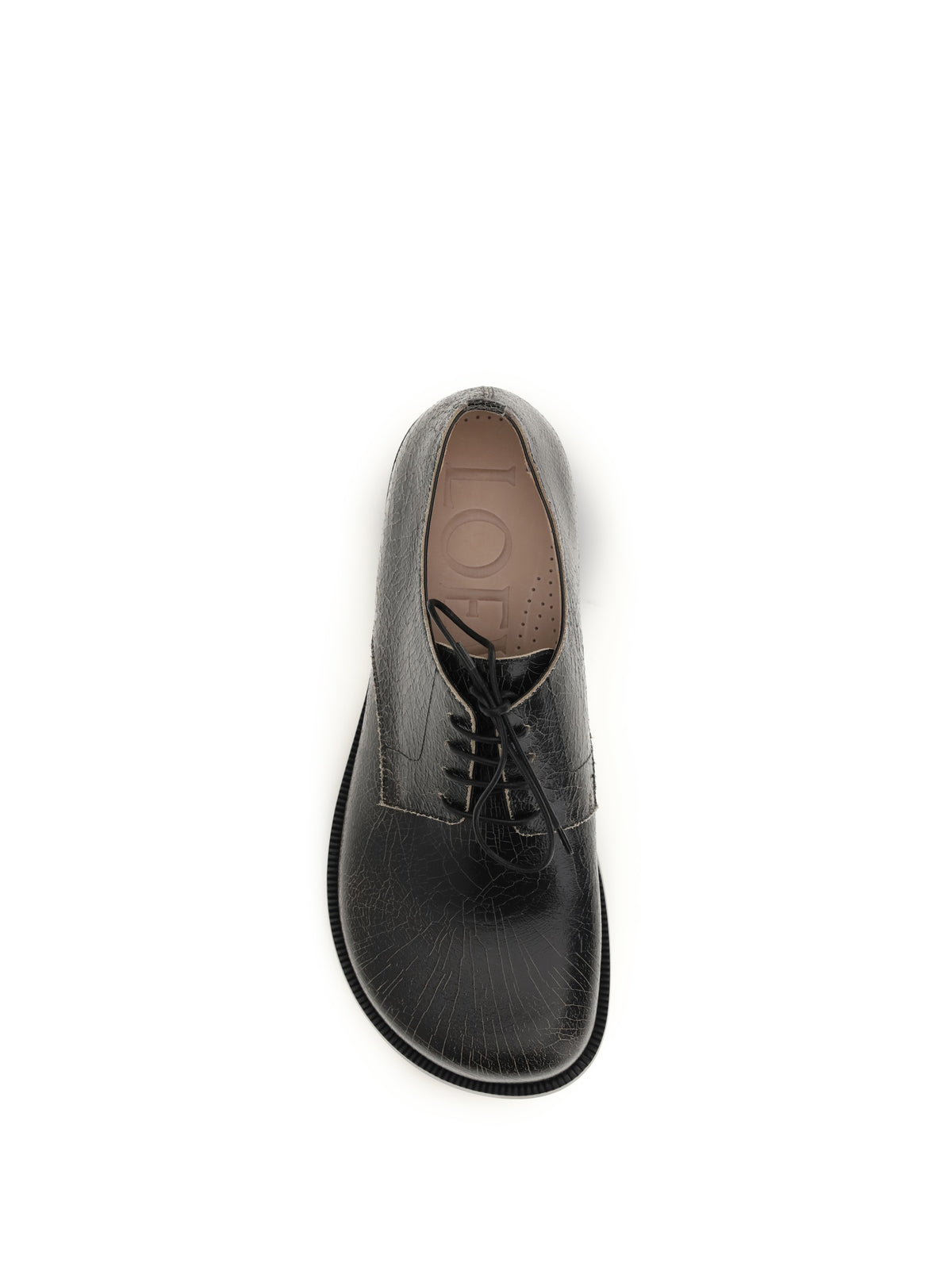 Loewe Campo Derby Lace-Ups - Black/Cream