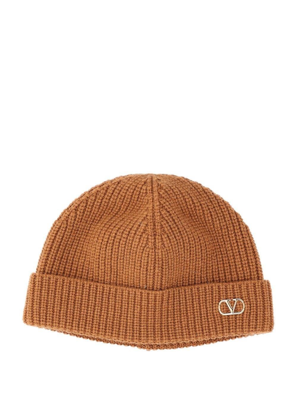 Valentino Garavani Knitted Beanie - Beige