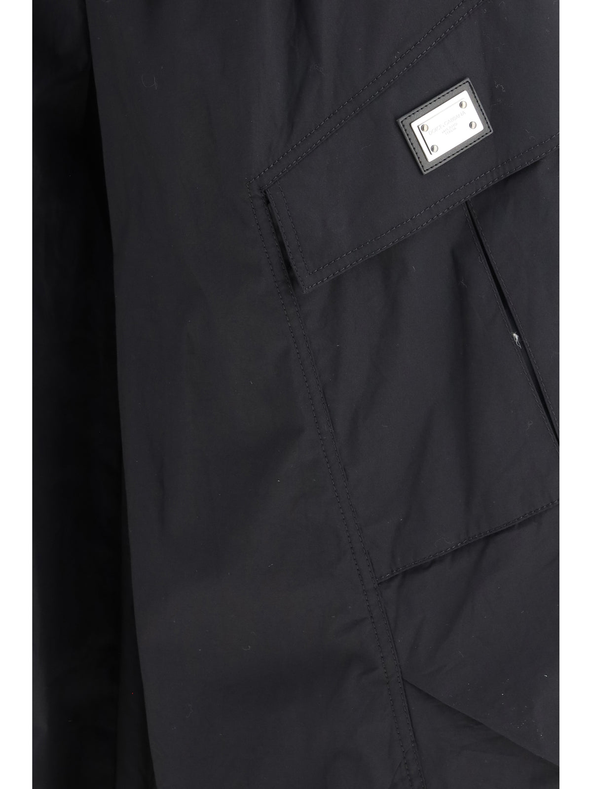 Dolce & Gabbana Cotton gabardine Pants - Black