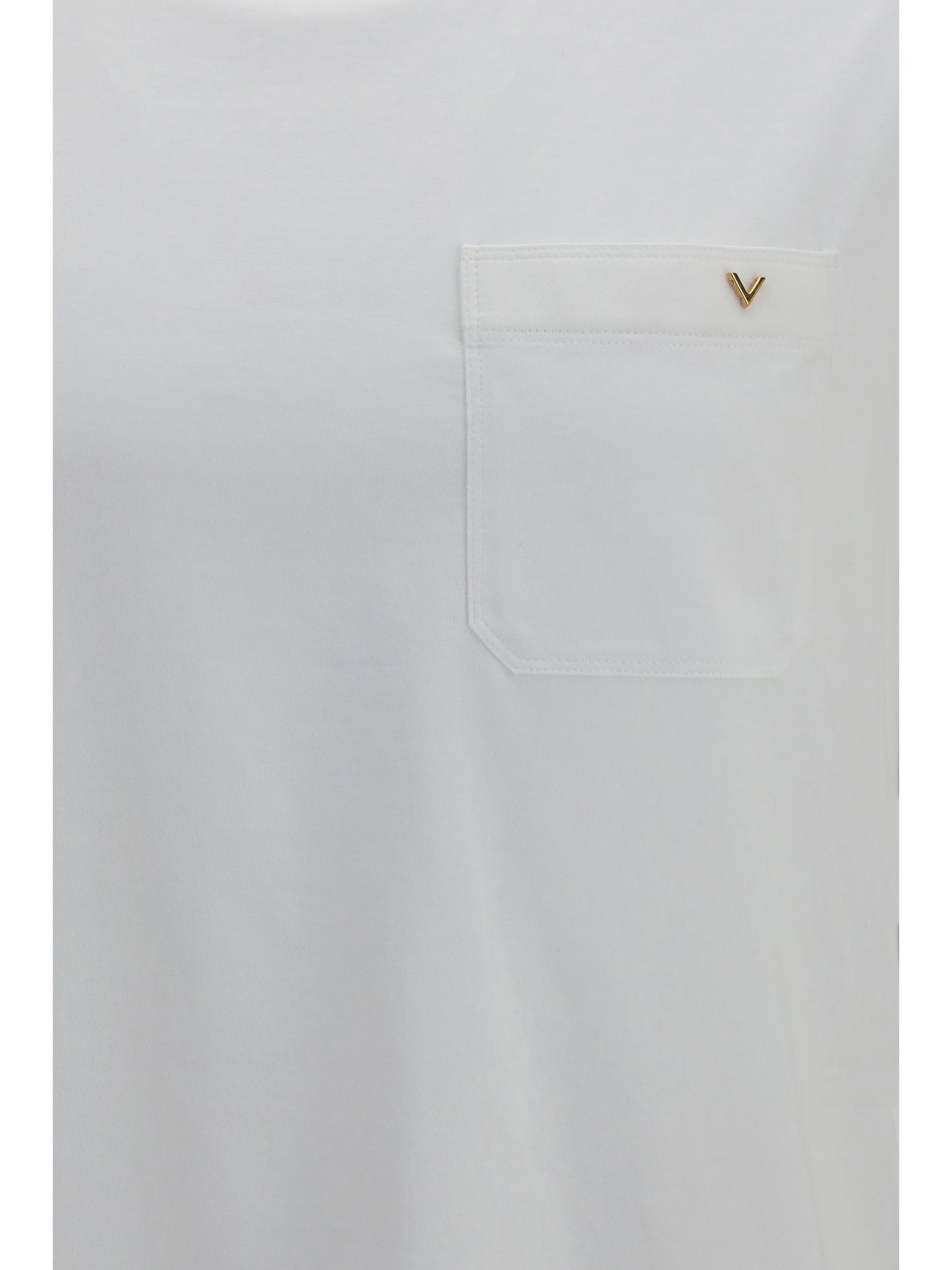 Valentino Cotton VLogo T-shirt - White