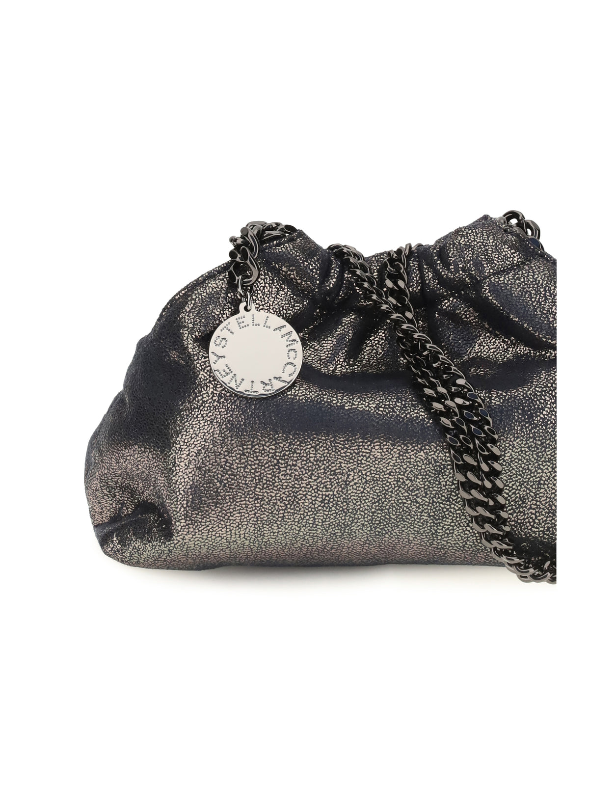 Stella Mccartney Falabella mini drawstring Shoulder Bag - Dark Navy