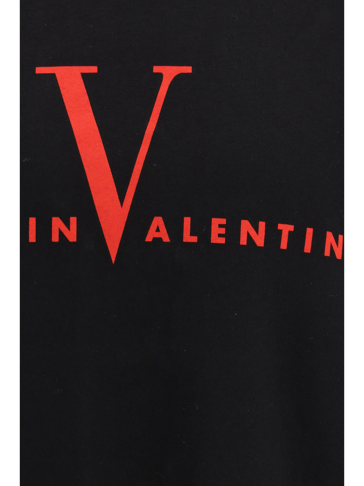 Valentino T-shirt with a “Made in Valentino” print - Black/Red