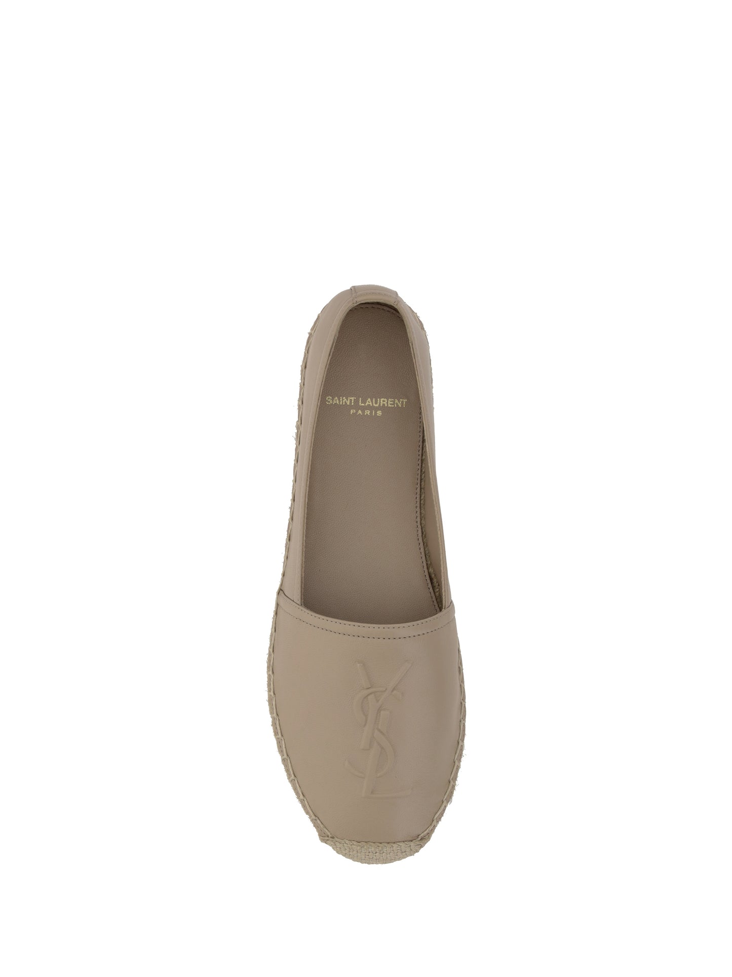 SAINT LAURENT Lambskin Espadrilles