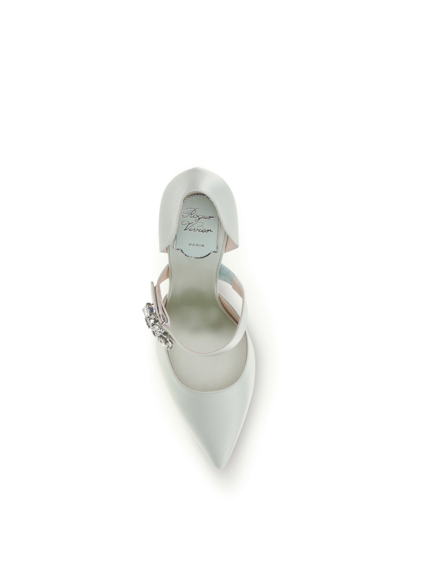 ROGER VIVIER Efflorescence Dorsay satin Pumps