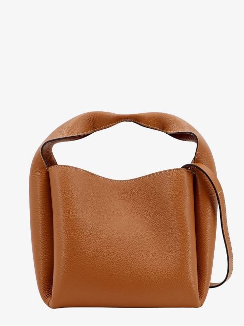 Toteme Leather Bucket Bag With Contrasting Stitching