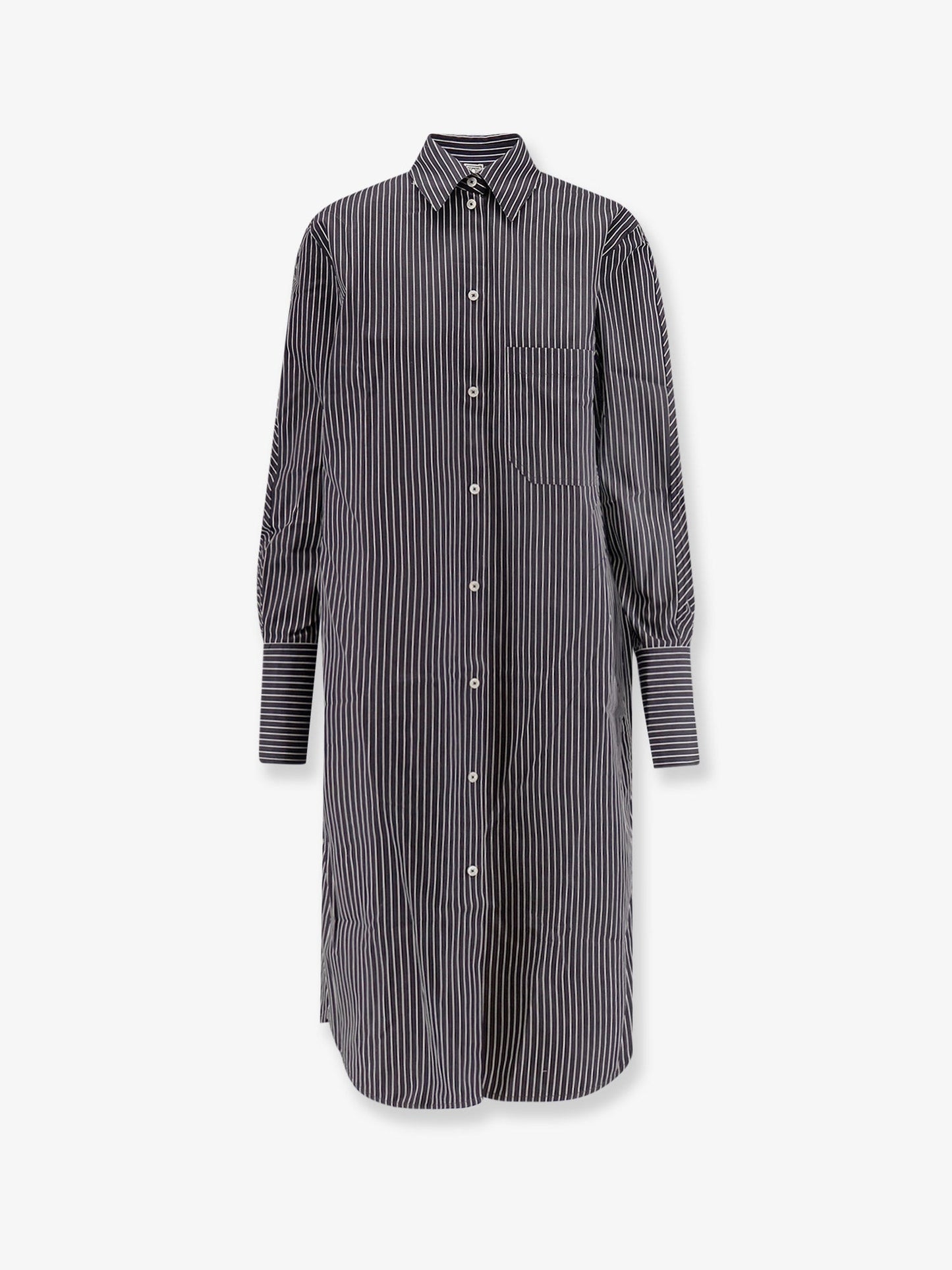 Toteme Striped Kimono Sleeve Shirtdress